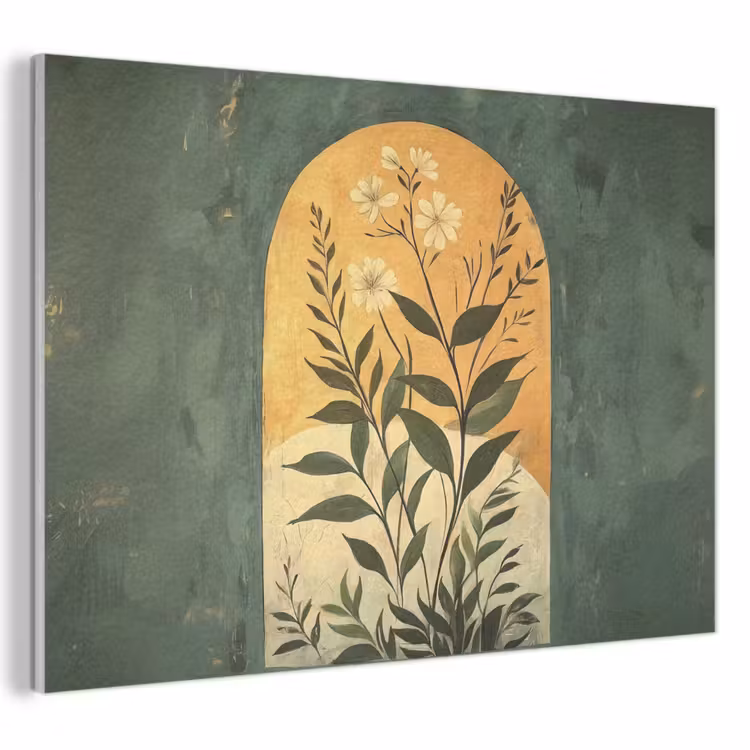 Akoestisch schilderij - Plant - Bloemen - Wit — 1