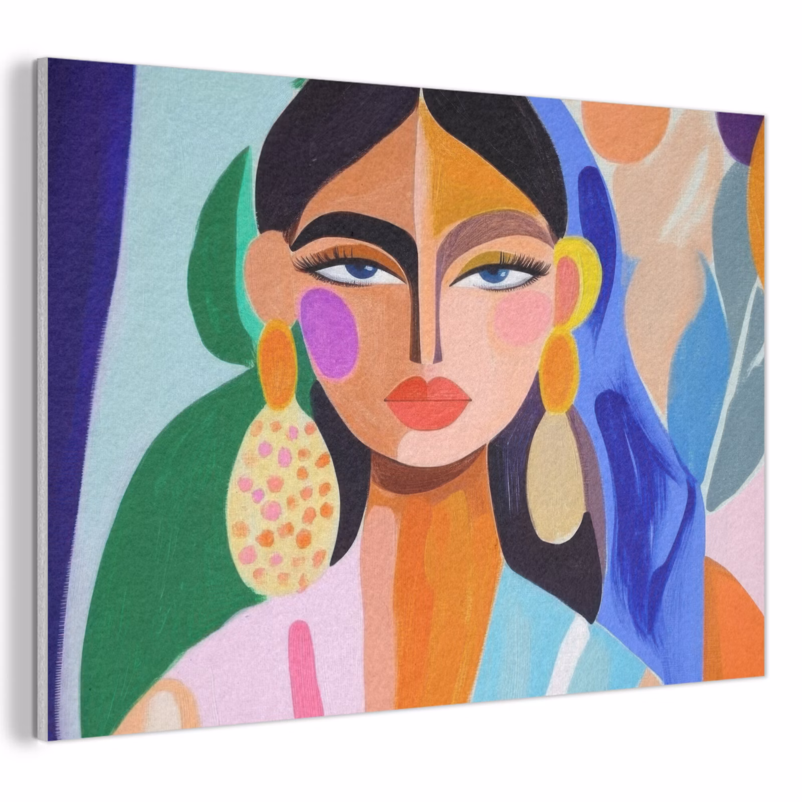 Akoestisch schilderij - Portret - Vrouw - Modern — 1