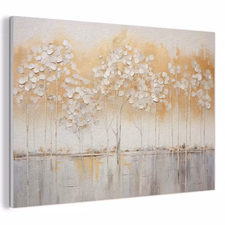 Akoestisch schilderij - Bomen - Kunst - Acryl - Natuur — 1