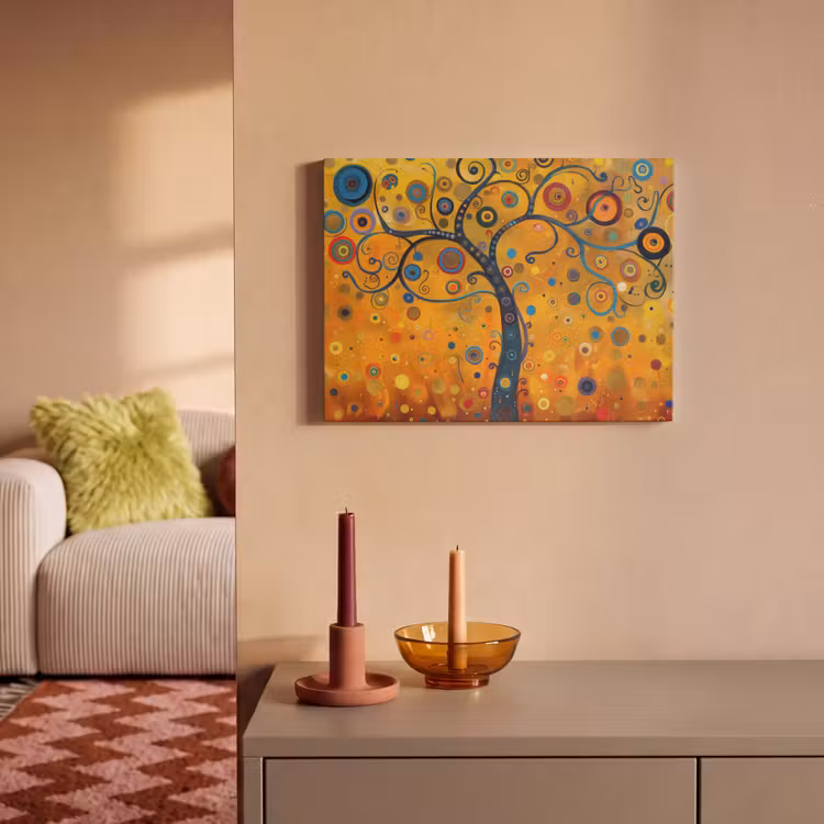 Akoestisch schilderij - Abstract - Boom - Levensboom - Modern — 2