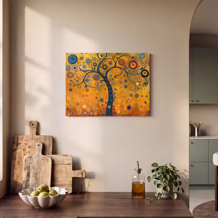 Akoestisch schilderij - Abstract - Boom - Levensboom - Modern — 3