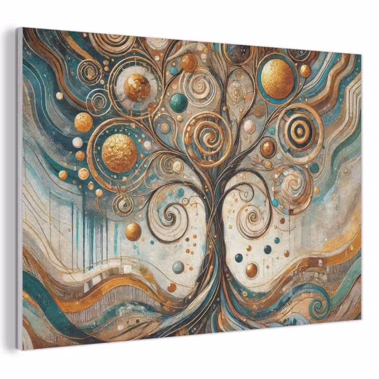 Akoestisch schilderij - Levensboom - Boom - Abstract - Modern — 1