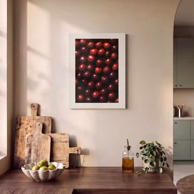 Akoestisch schilderij - Kersen - Rood — 3