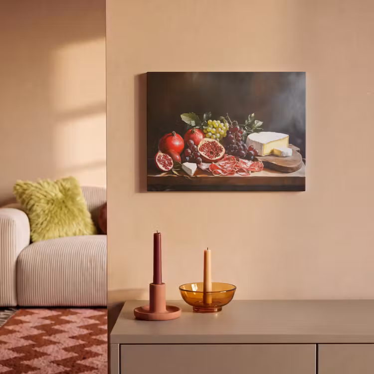 Akoestisch schilderij - Borrelplank - Stilleven - Vintage — 2