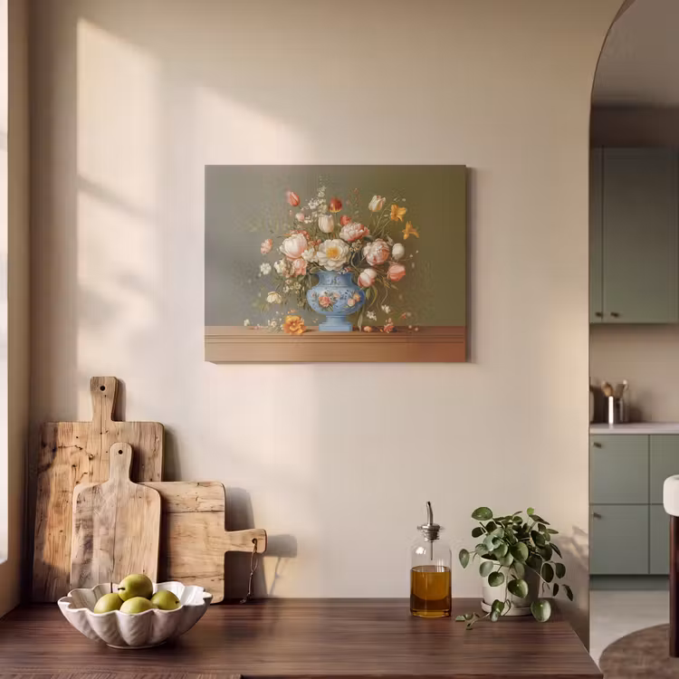 Akoestisch schilderij - Neutral - Bloemen - Boeket - Vaas — 3