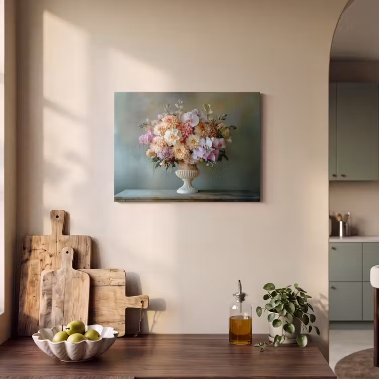 Akoestisch schilderij - Orchidee - Boeket - Vaas - Bloemen — 3