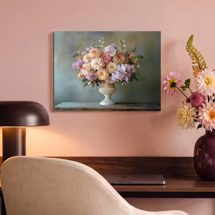 Akoestisch schilderij - Orchidee - Boeket - Vaas - Bloemen — 4