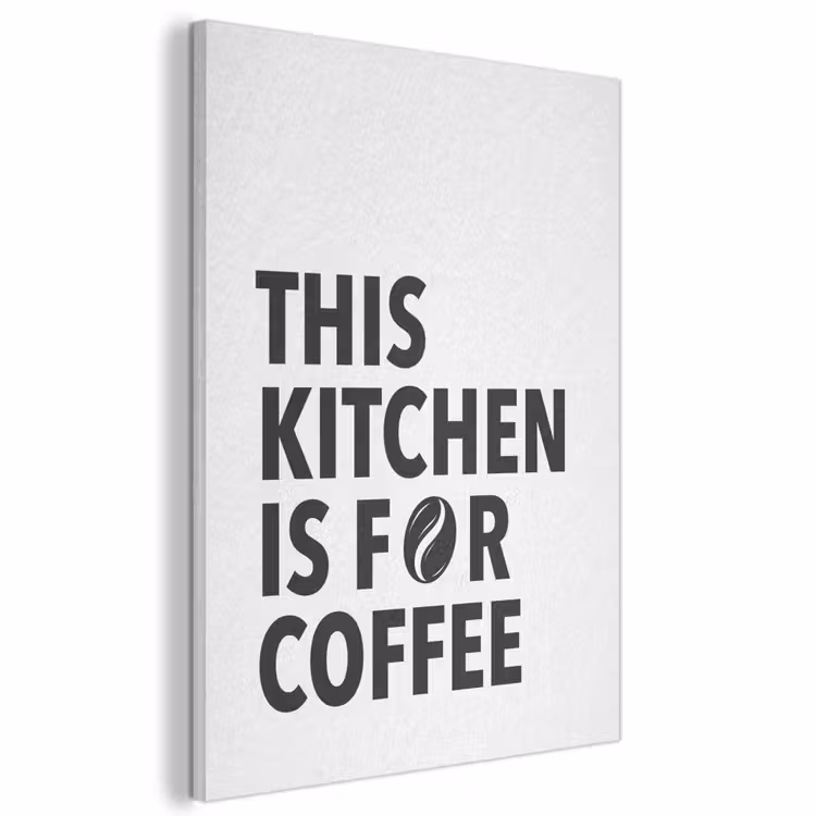 Akoestisch schilderij - Quotes - Koffie - Bonen - Modern — 1