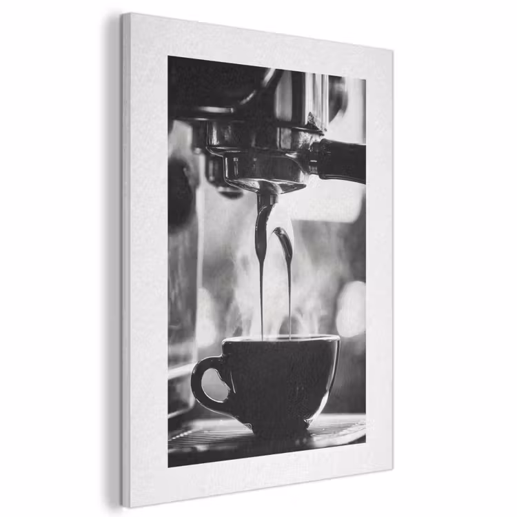 Akoestisch schilderij - Coffee - Espresso - Koffiemachine - Kop — 1