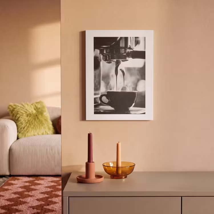 Akoestisch schilderij - Coffee - Espresso - Koffiemachine - Kop — 2