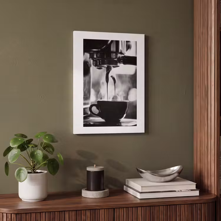 Akoestisch schilderij - Coffee - Espresso - Koffiemachine - Kop — 4