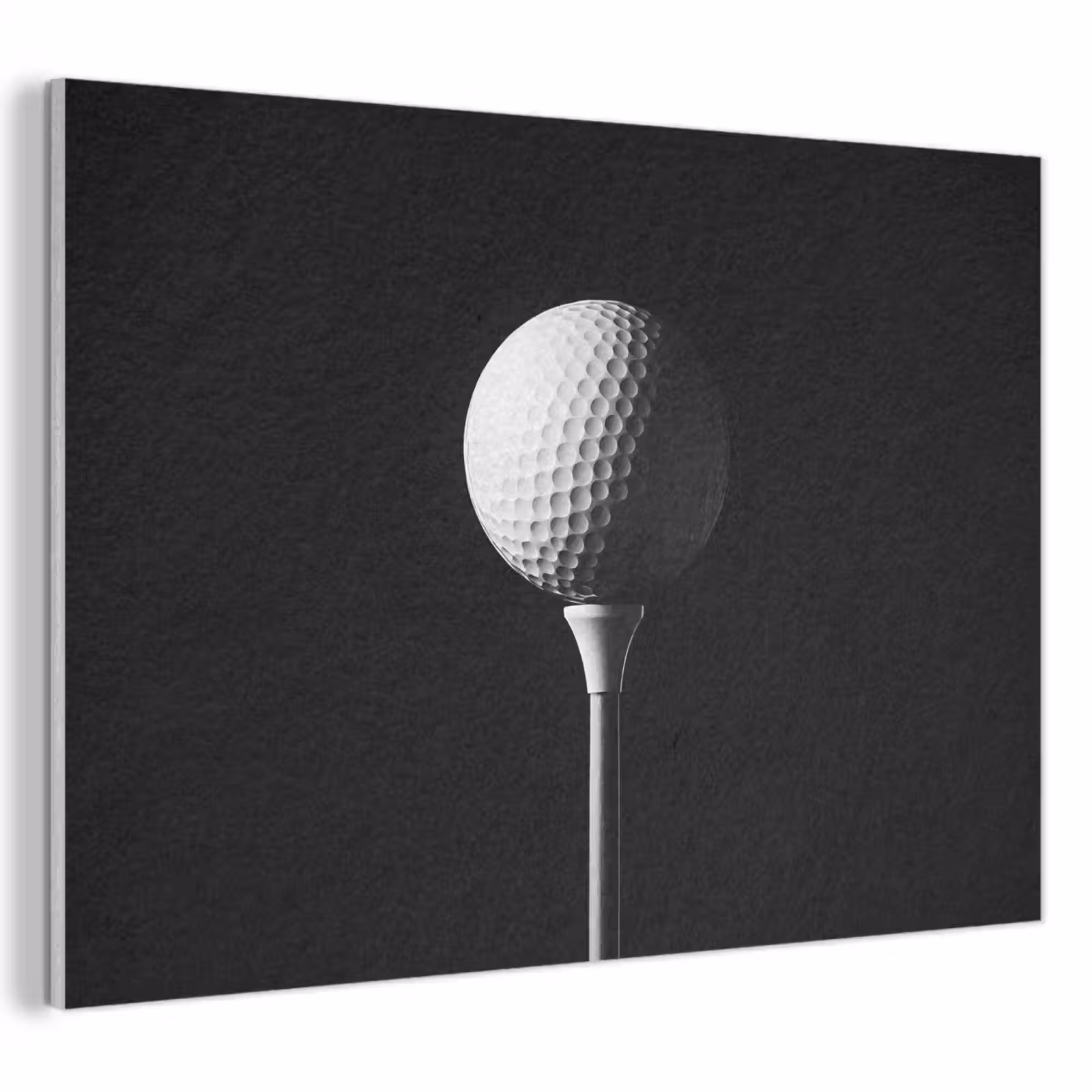 Akoestisch schilderij - Golfbal - Minimalistisch - Wit — 1