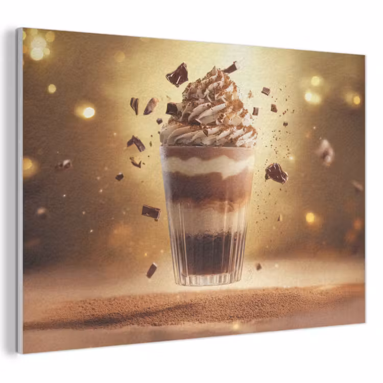 Akoestisch schilderij - Dessert - Chocolade - Zoet - Eten — 1