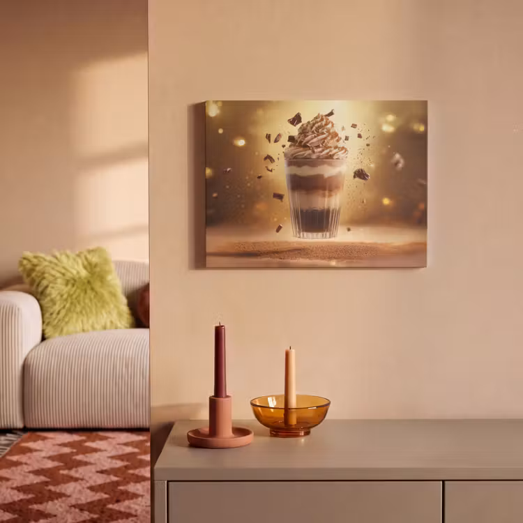 Akoestisch schilderij - Dessert - Chocolade - Zoet - Eten — 2