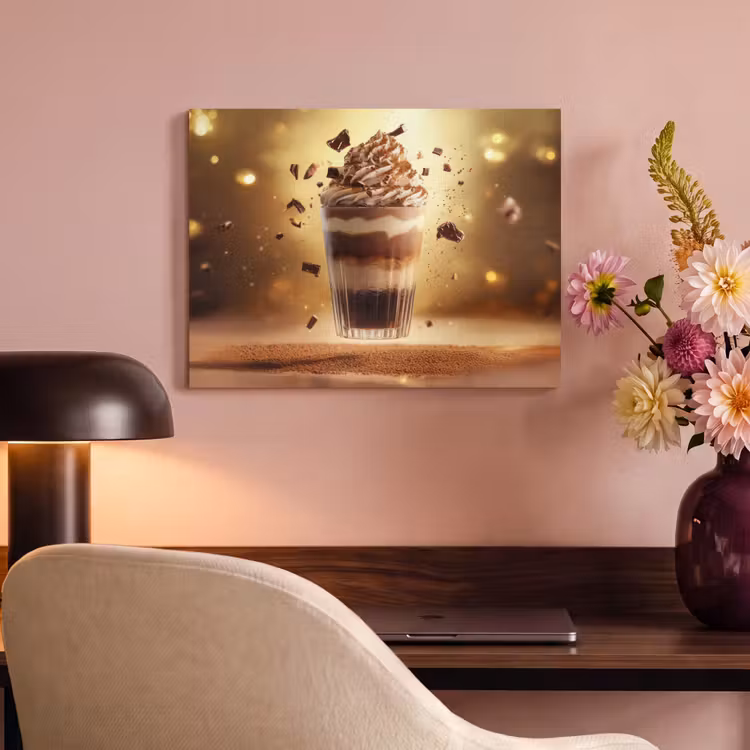 Akoestisch schilderij - Dessert - Chocolade - Zoet - Eten — 4