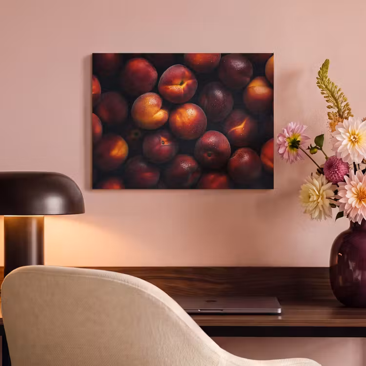 Akoestisch schilderij - Fruit - Close up - Nectarines — 4
