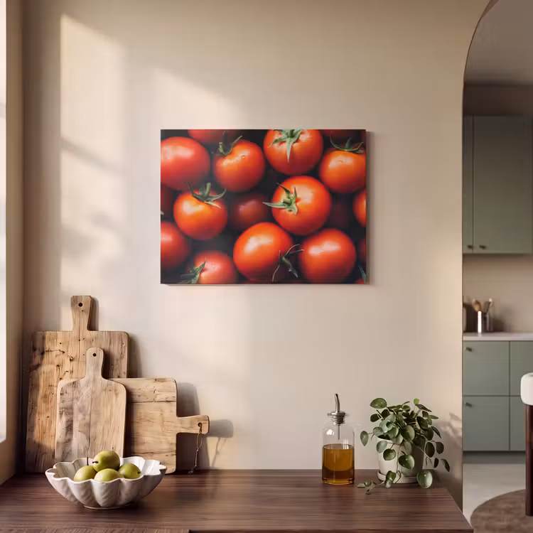 Akoestisch schilderij - Groente - Rood - Tomaten — 3