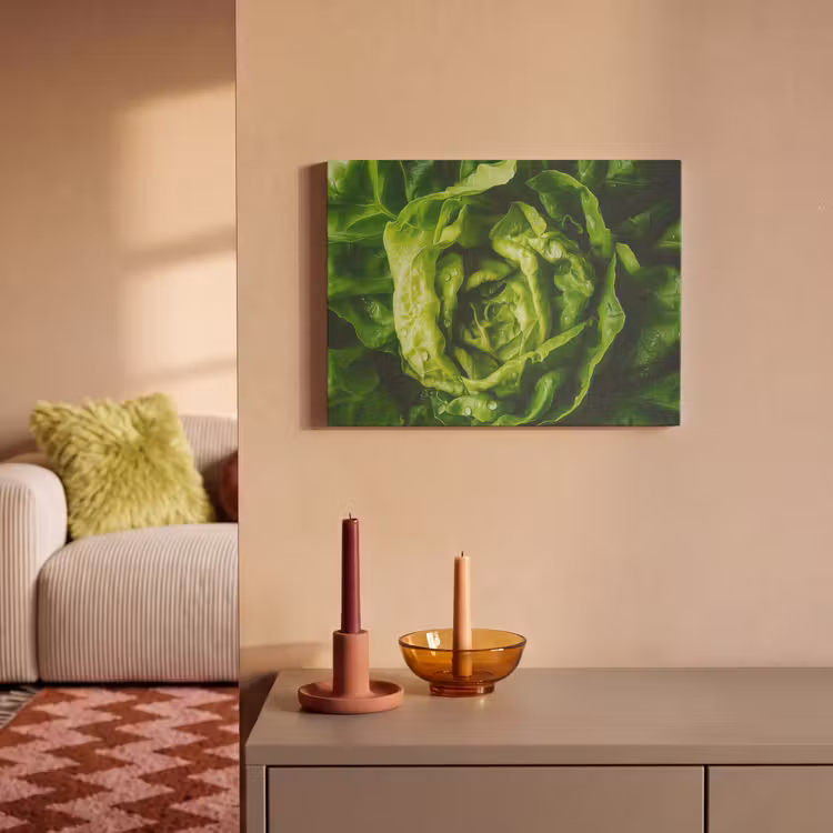 Akoestisch schilderij - Groente - Sla - Groen — 2