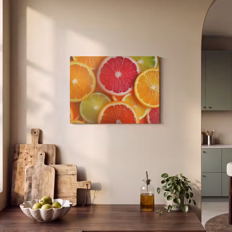 Akoestisch schilderij - Fruit - Kleurrijk - Close up — 3