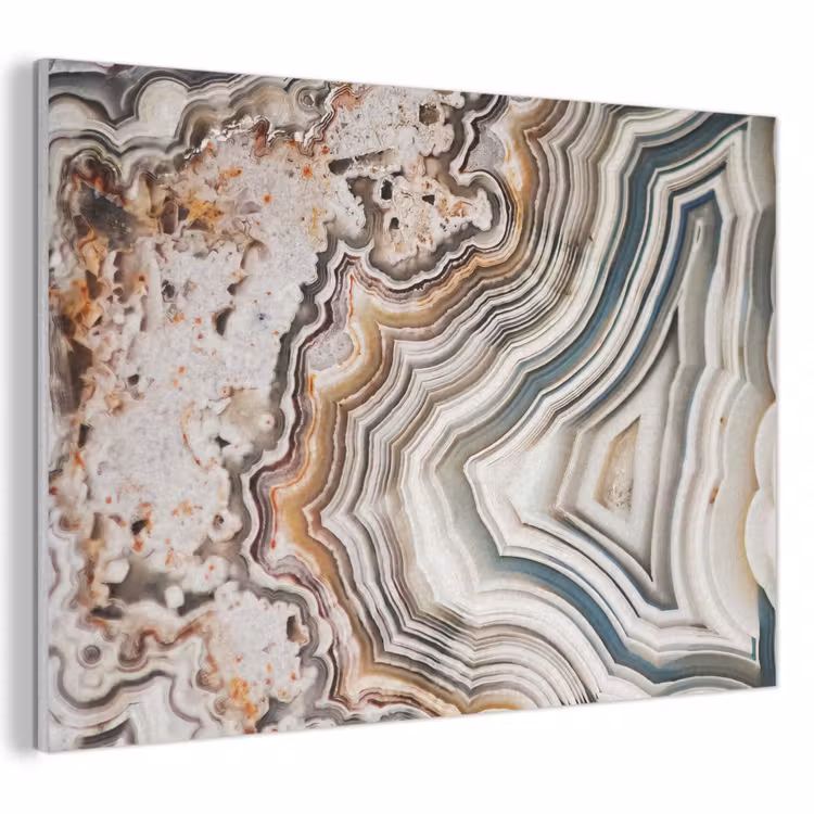 Akoestisch schilderij - Edelsteen - Marmer - Natuur - Abstract — 1