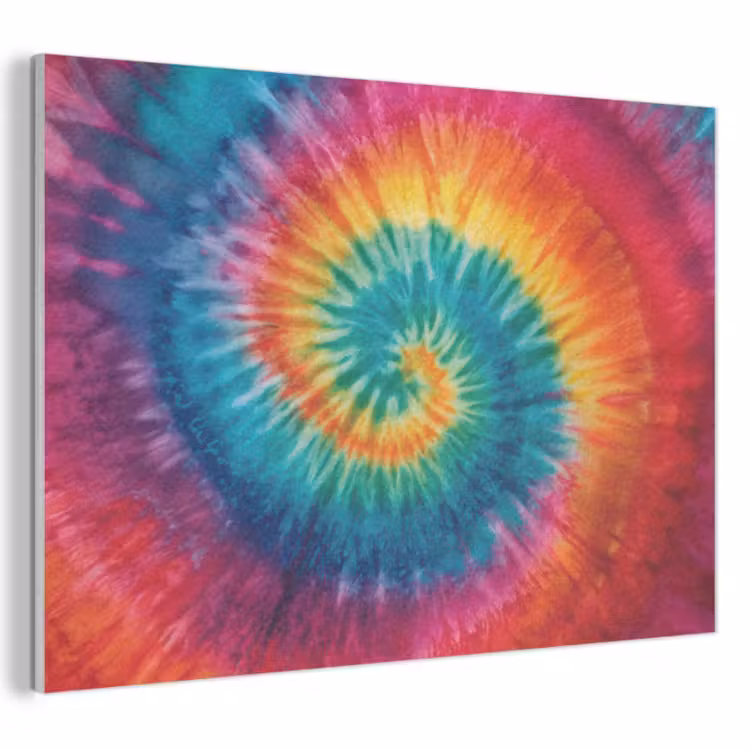 Akoestisch schilderij - Regenboogkleuren - Tie dye - — 1