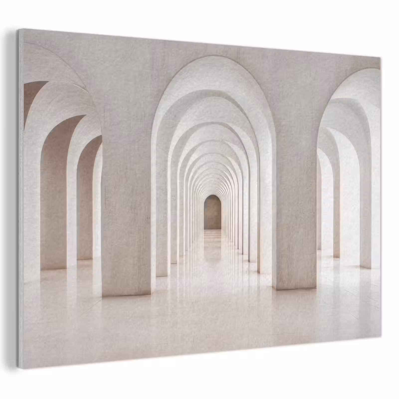 Akoestisch schilderij - Hal - Bogen - Symmetrisch - Modern — 1