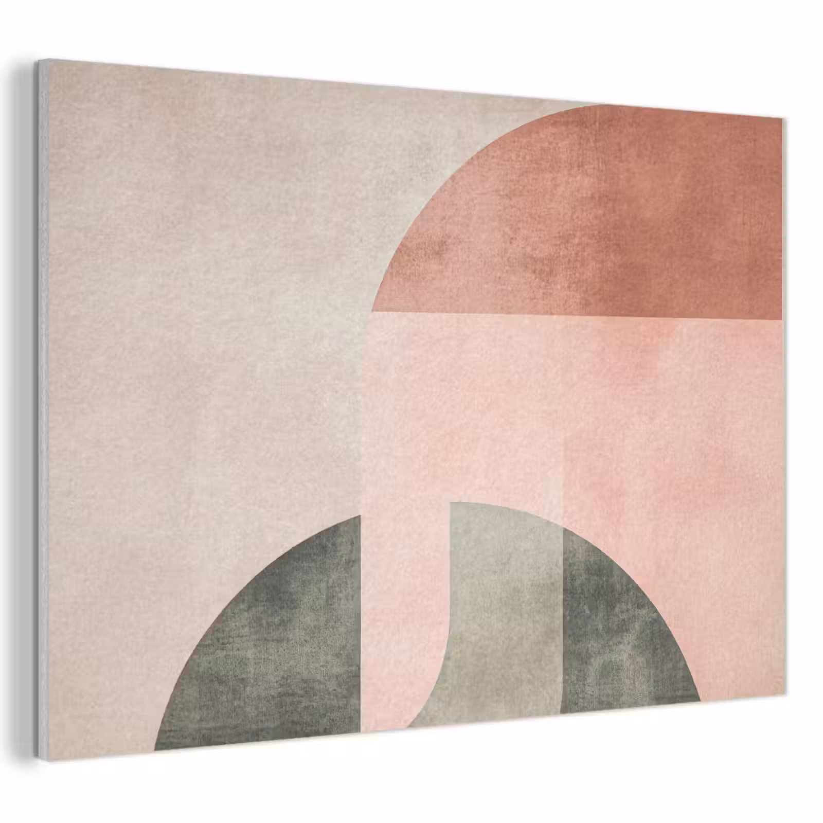 Akoestisch schilderij - Cirkel - Abstract - Roze — 1