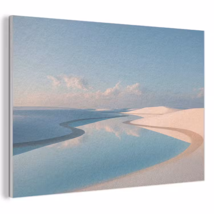 Akoestisch schilderij - Duinen - Waterplas - Oneindige rust — 1