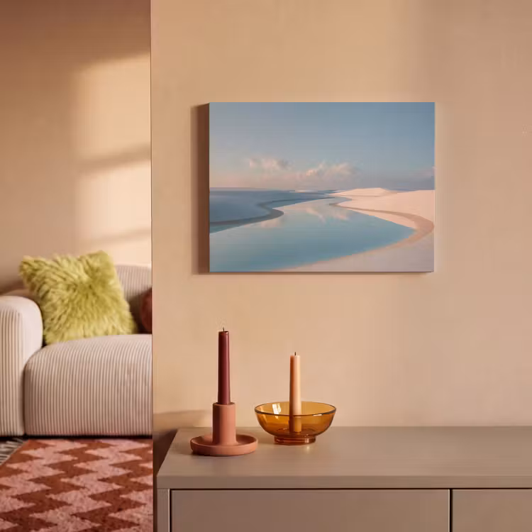 Akoestisch schilderij - Duinen - Waterplas - Oneindige rust — 2