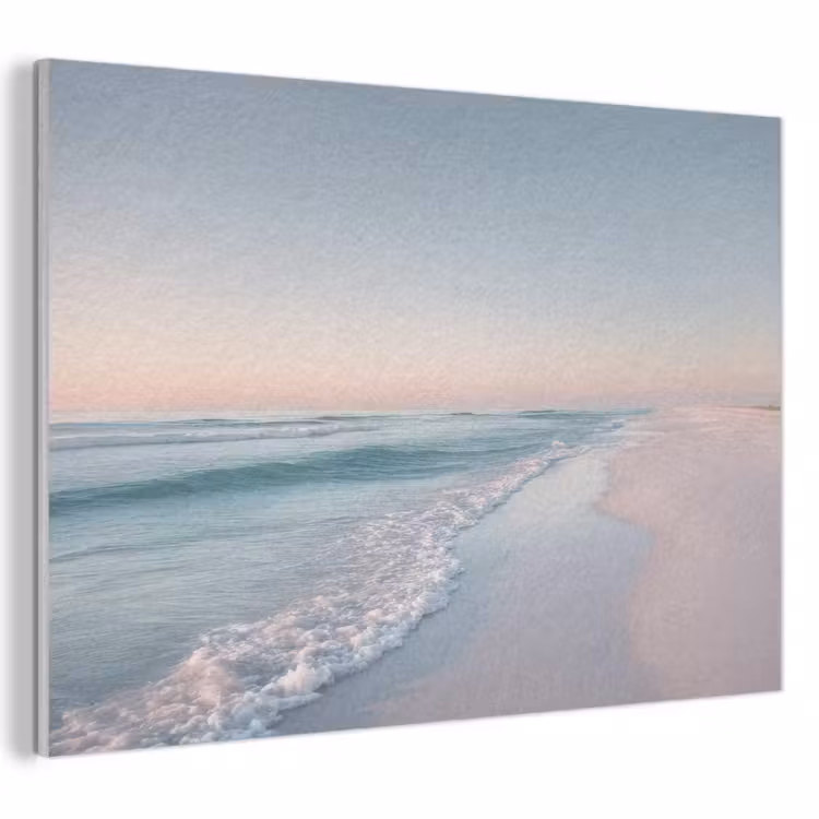Akoestisch schilderij - Kustlijn - Pastel - water — 1