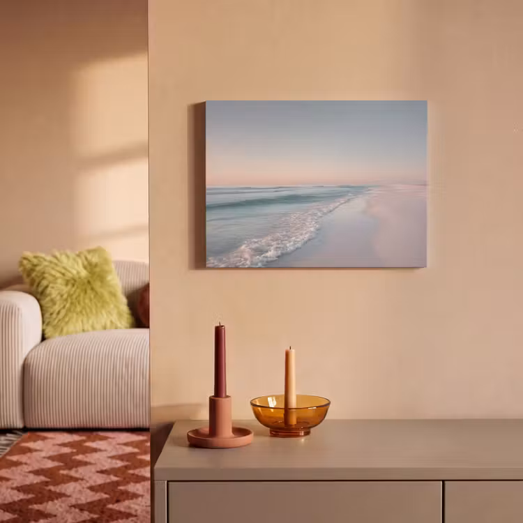 Akoestisch schilderij - Kustlijn - Pastel - water — 2