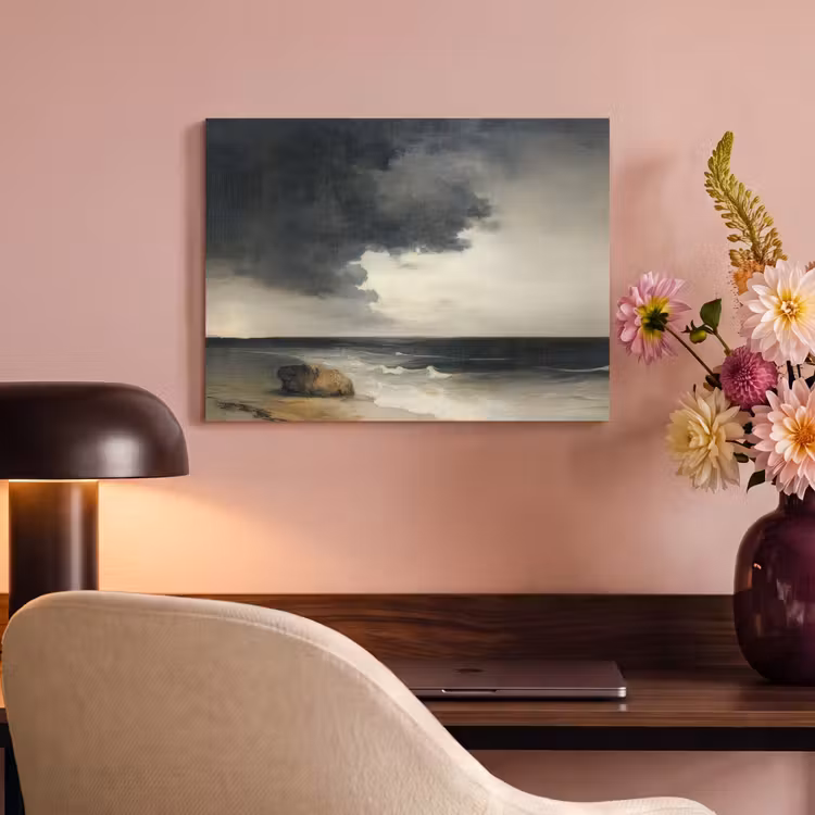 Akoestisch schilderij - Kust - Golven - Rots - Storm — 4