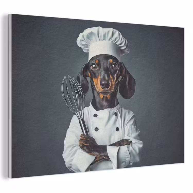 Akoestisch schilderij - Hond - Garde - Kok — 1