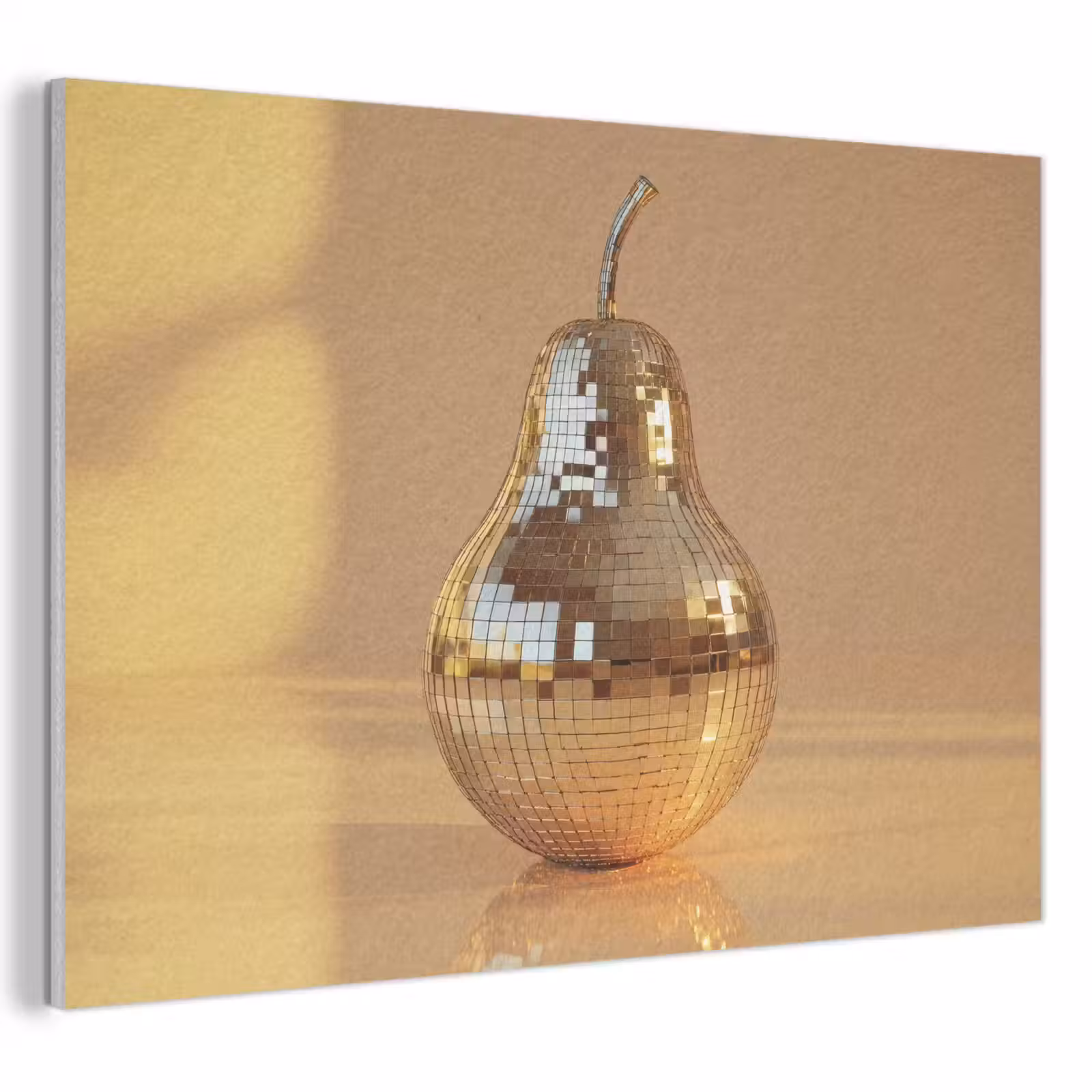 Akoestisch schilderij - Goud - Disco - Glitter - Peer — 1