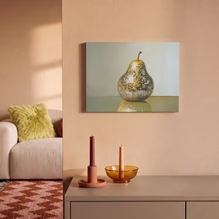 Akoestisch schilderij - Fruit - Disco - Art - Glitter — 2