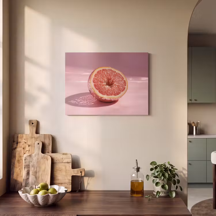 Akoestisch schilderij - Grapefruit - Roze - Disco - Shiny — 3