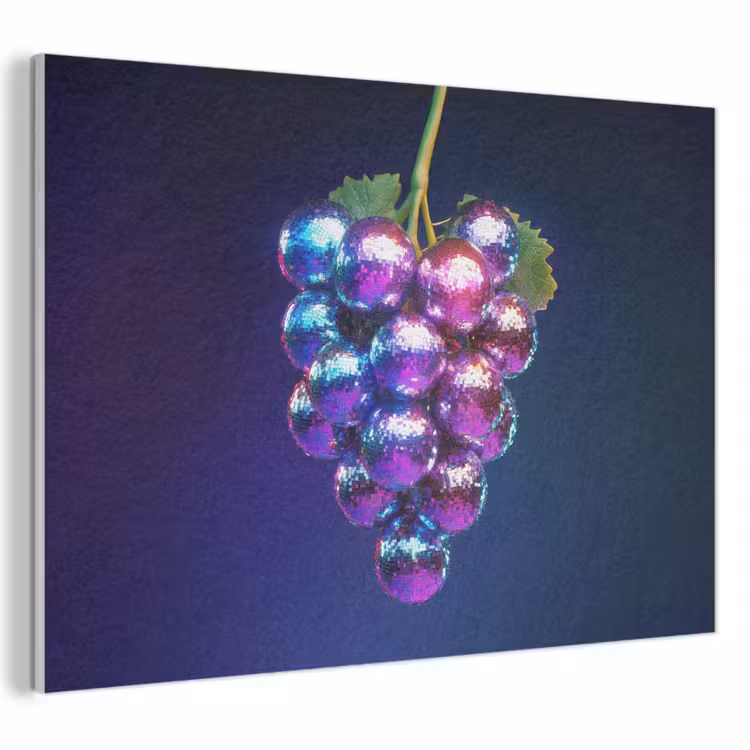 Akoestisch schilderij - Paars - Disco - Feest - Druif — 1