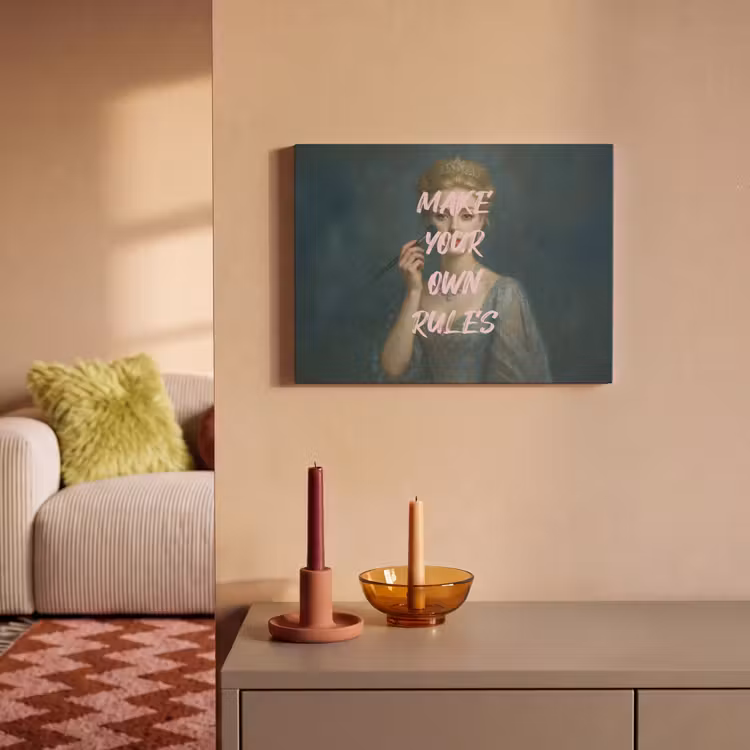 Akoestisch schilderij - Klassiek - Sierlijk - Roze — 2
