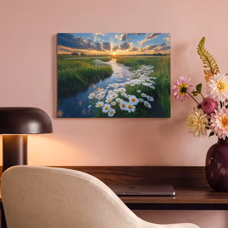 Akoestisch schilderij - Beekje - Landschap - Margriet — 4