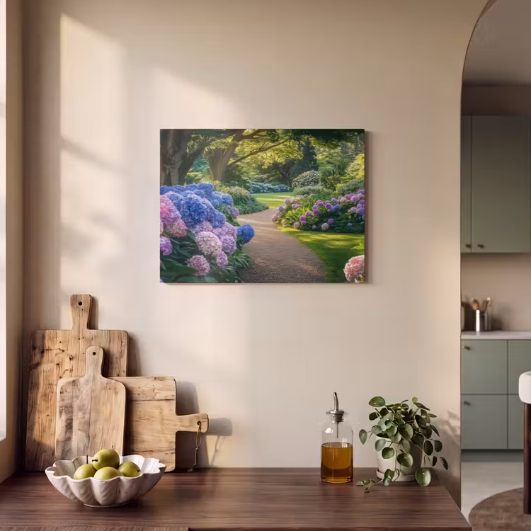 Akoestisch schilderij - Hortensia- Park - Pad — 3