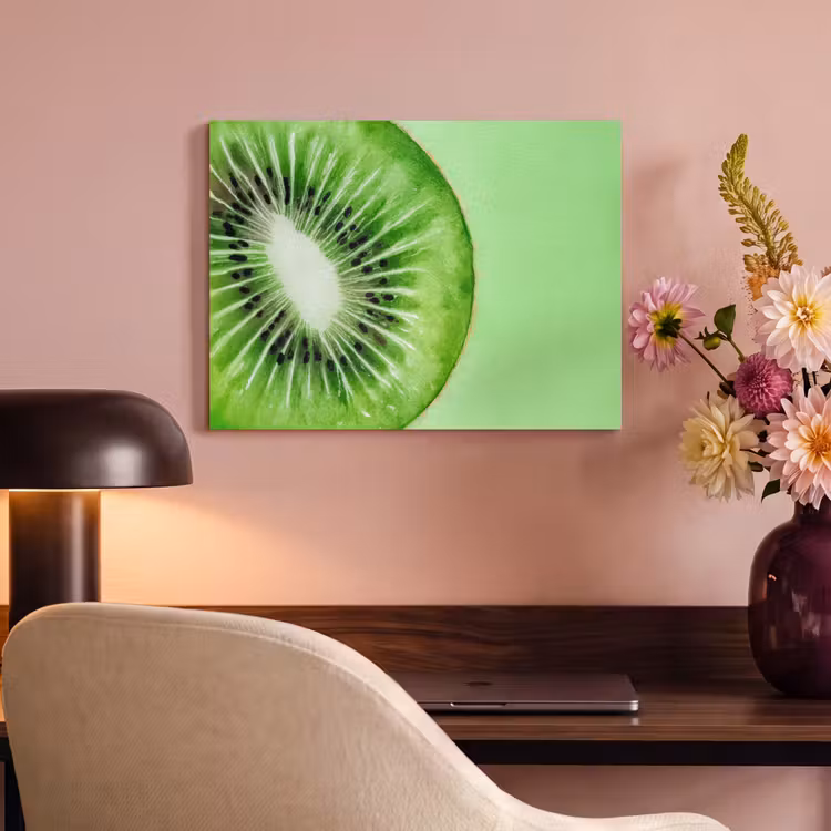 Akoestisch schilderij - Kiwi - Groen - Fris — 4