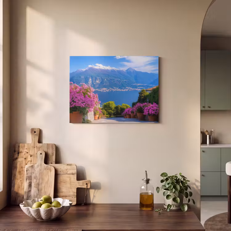 Akoestisch schilderij - Lake Como - Italië - Landschap — 3