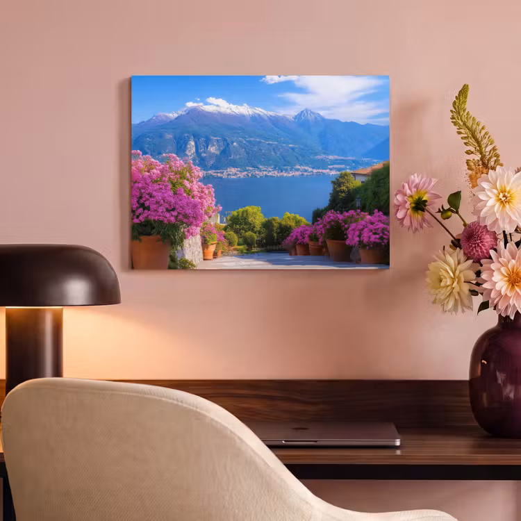 Akoestisch schilderij - Lake Como - Italië - Landschap — 4