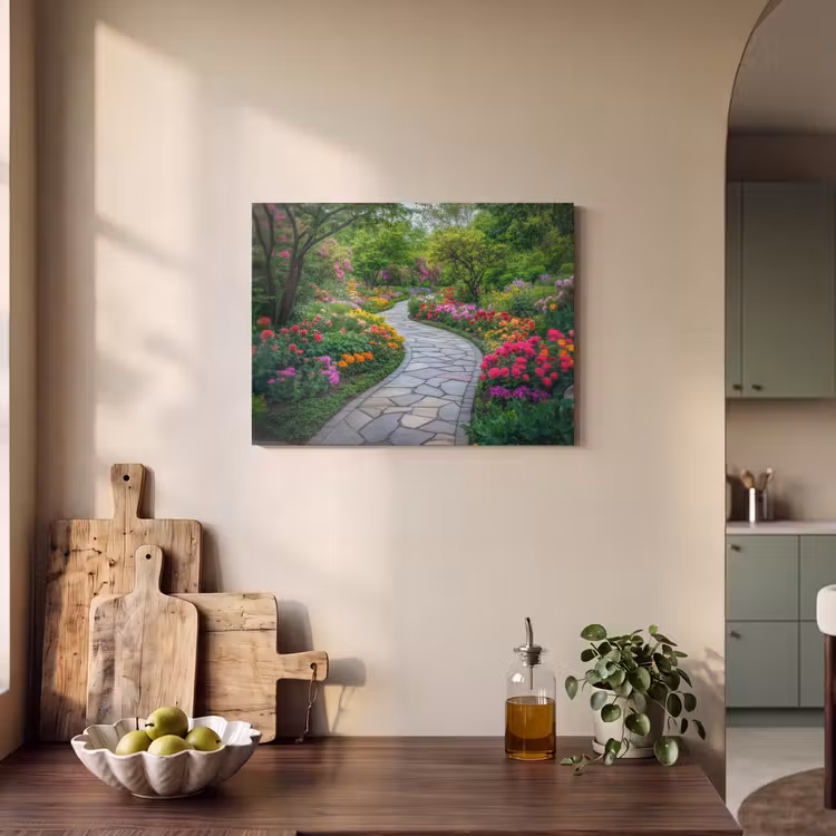 Akoestisch schilderij - Park - Bloemen - Tuin — 3