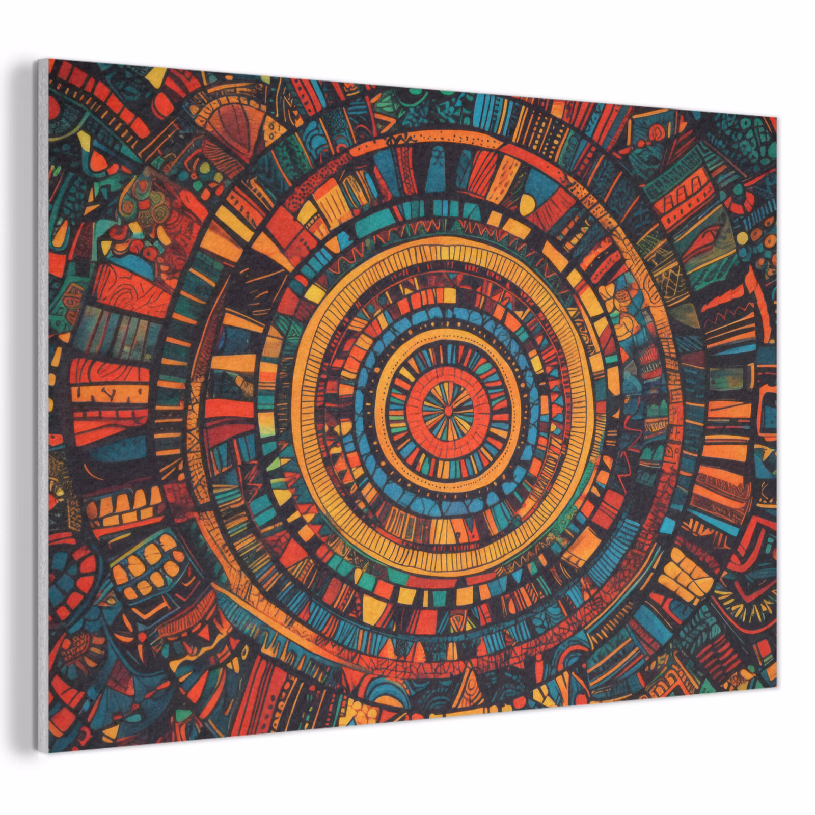 Akoestisch schilderij - Mandala - Cirkels - Patronen — 1