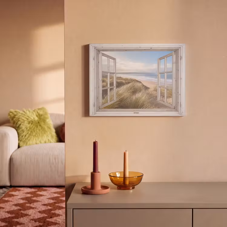 Akoestisch schilderij - Doorkijk - Zee - Strand - Duinen — 2