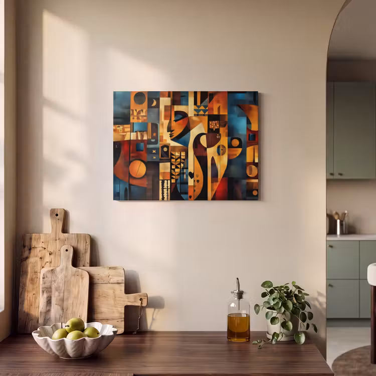 Akoestisch schilderij - Figuren - Abstract - Symbolen — 3
