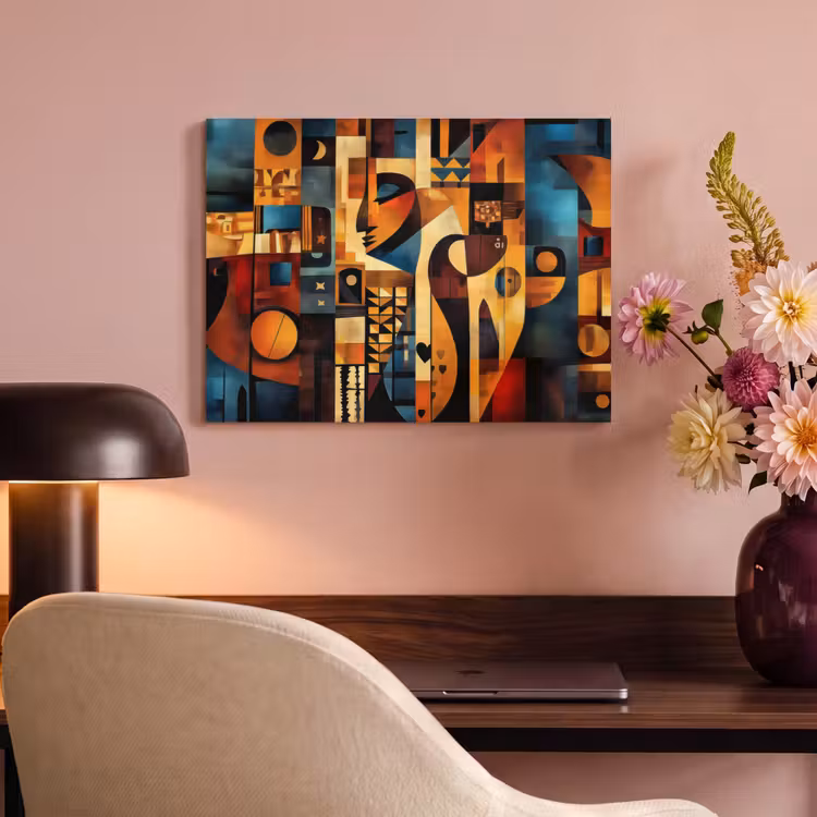Akoestisch schilderij - Figuren - Abstract - Symbolen — 4