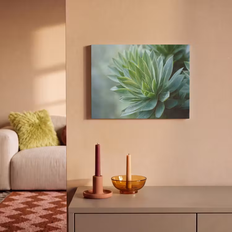 Akoestisch schilderij - Blad - Plant - Groen - Textuur — 2