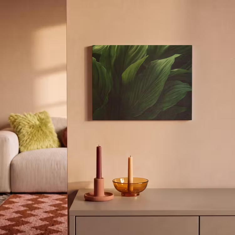 Akoestisch schilderij - Bladeren - Schaduw - Groen - Textuur — 2